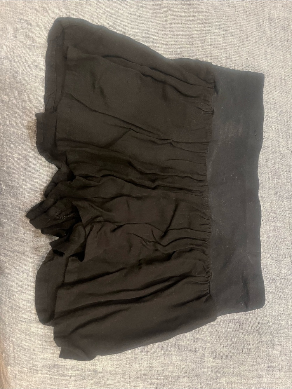 Express Black Women's Chiffon Ruffle Shorts